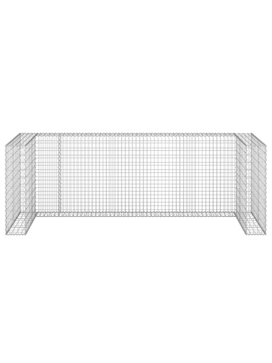 Gabions atkritumu tvertnēm, cinkots tērauds, 325x100x110 cm