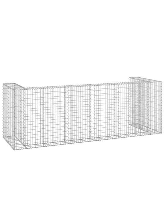Gabions atkritumu tvertnēm, cinkots tērauds, 325x100x110 cm