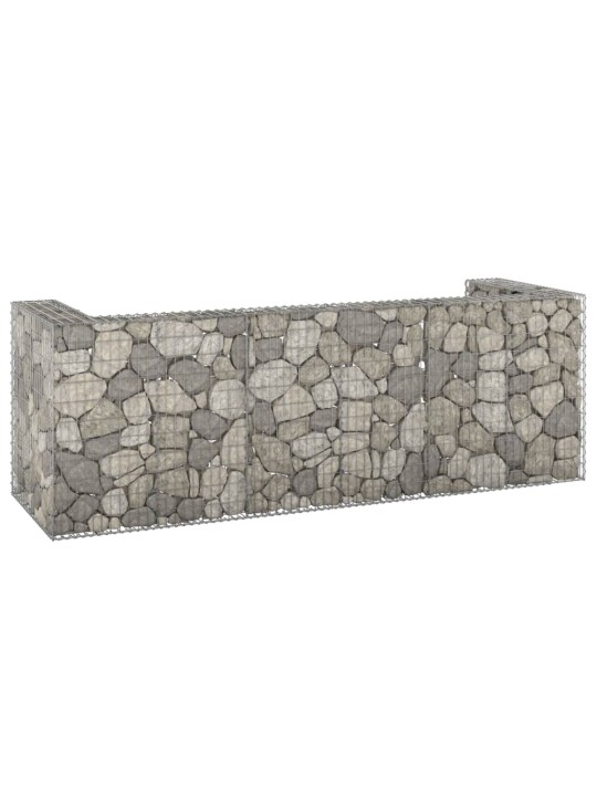 Gabions atkritumu tvertnēm, cinkots tērauds, 325x100x110 cm