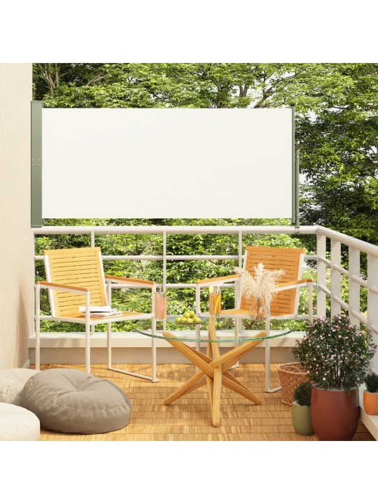 Izvelkama sānu markīze, 140x300 cm, krēmkrāsas