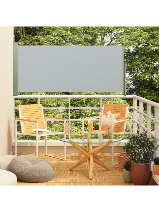 Izvelkama sānu markīze, 140x300 cm, pelēka