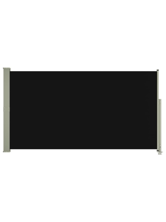 Izvelkama sānu markīze, 160x300 cm, melna