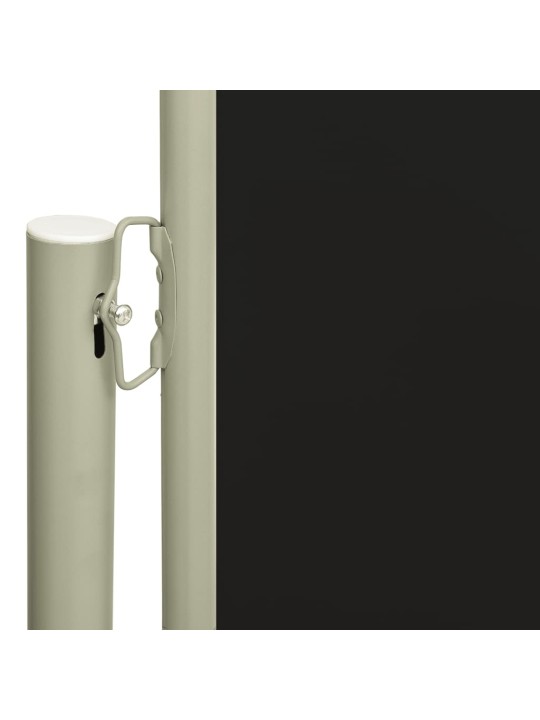 Izvelkama sānu markīze, 160x300 cm, melna
