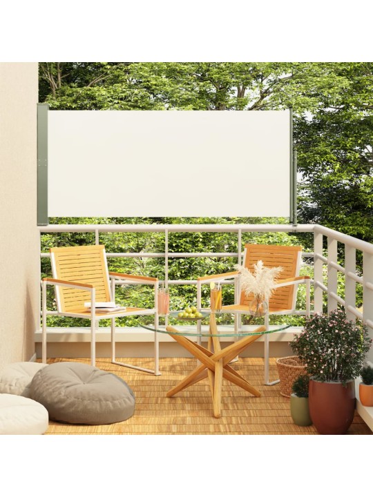 Izvelkama sānu markīze, 160x300 cm, krēmkrāsas