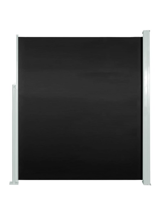 Izvelkama sānu markīze, 160x300 cm, melna