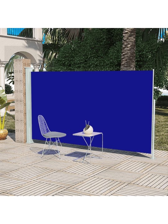 Izvelkama sānu markīze, 160x300 cm, zila