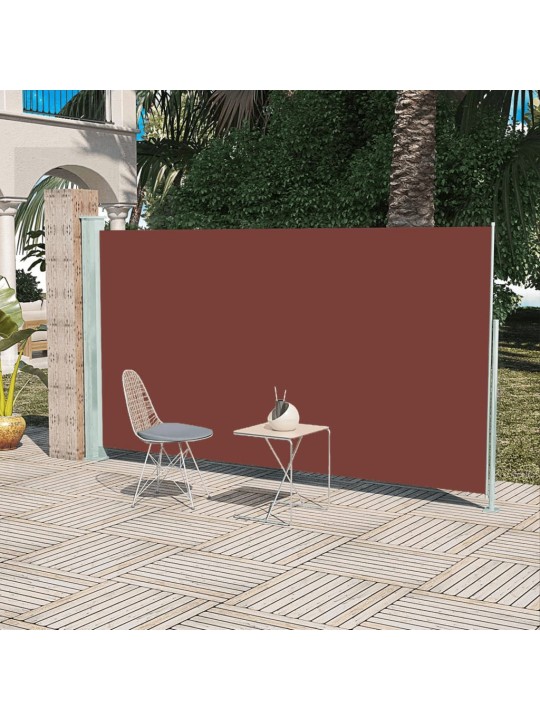 Izvelkama sānu markīze, 160x300 cm, brūna