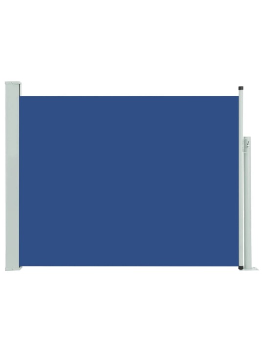 Izvelkama sānu markīze, zila, 140x500 cm