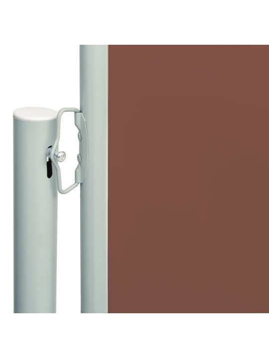 Izvelkama sānu markīze, 140x600 cm, brūna