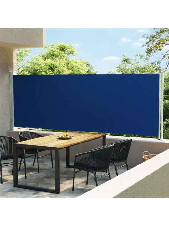 Izvelkams sānu aizslietnis, 160x600 cm, zils