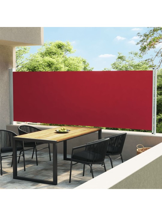 Izvelkams sānu aizslietnis, 160x600 cm, sarkans