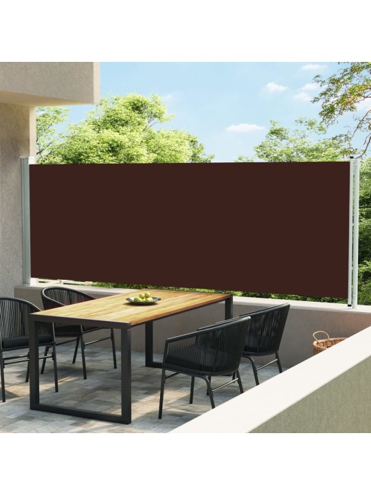 Izvelkams sānu aizslietnis, 160x600 cm, brūns