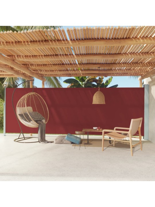 Izvelkams sānu aizslietnis, 180x600 cm, sarkans