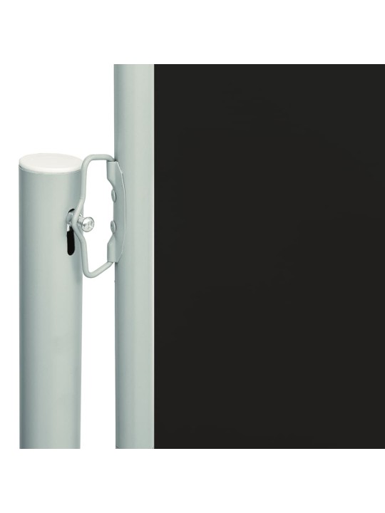 Izvelkams sānu aizslietnis, 200x600 cm, melns