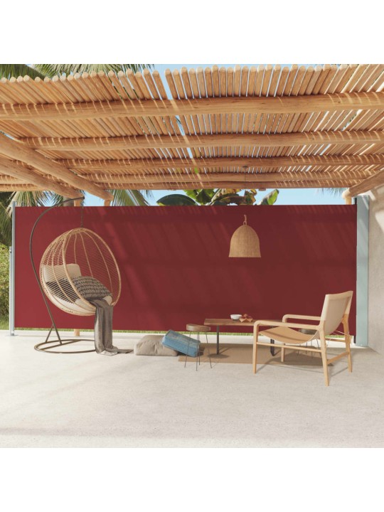 Izvelkams sānu aizslietnis, 200x600 cm, sarkans
