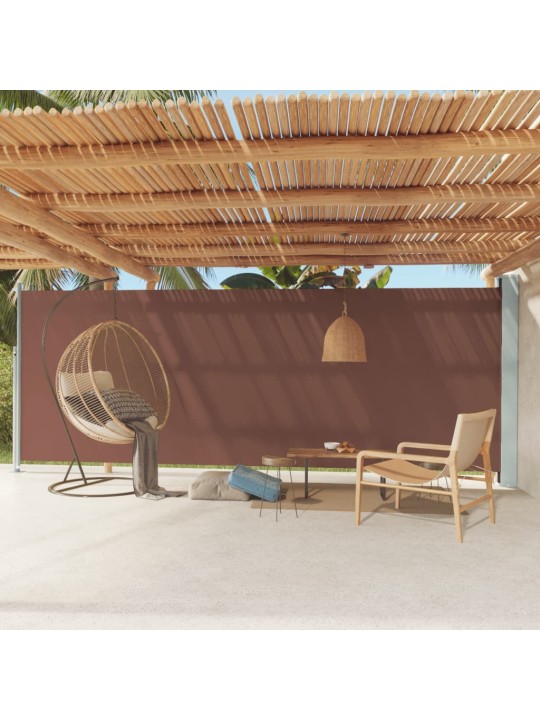 Izvelkams sānu aizslietnis, 200x600 cm, brūns