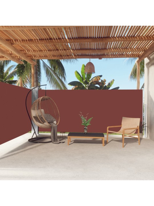 Izvelkams sānu aizslietnis, brūns, 160x600 cm