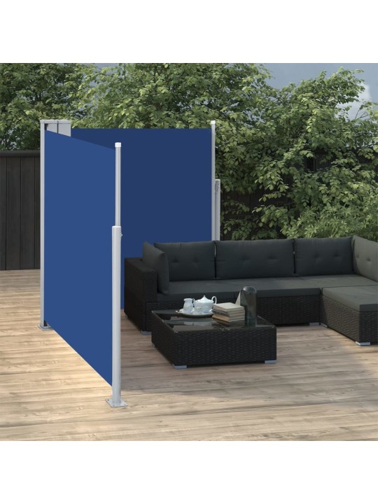 Izvelkams sānu aizslietnis, zils, 160x600 cm