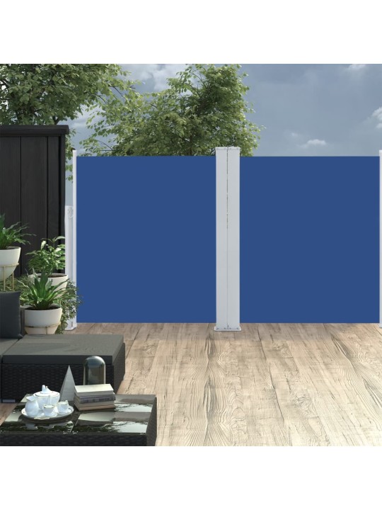 Izvelkams sānu aizslietnis, zils, 160x600 cm