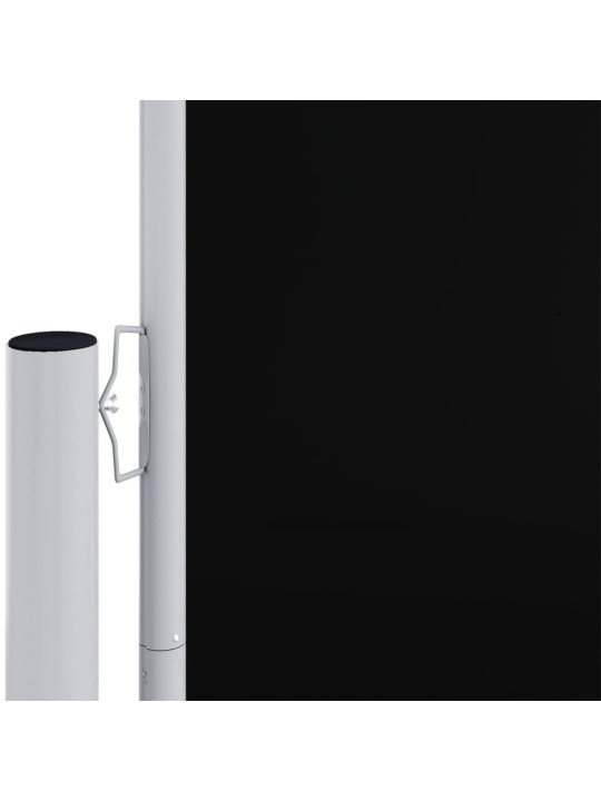Izvelkams sānu aizslietnis, melns, 180x600 cm
