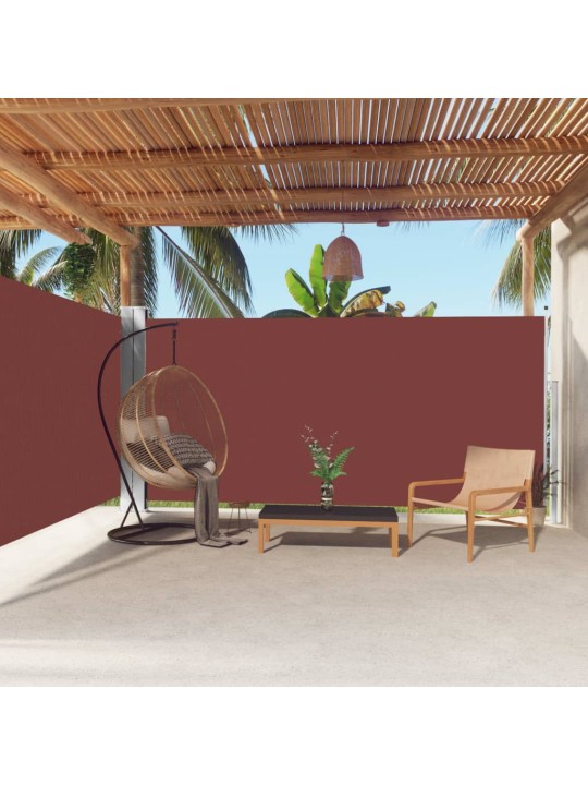 Izvelkams sānu aizslietnis, brūns, 180x600 cm