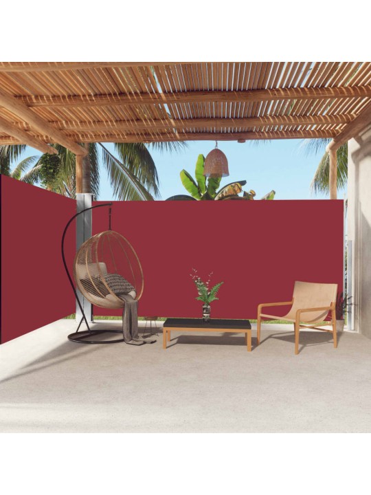 Izvelkams sānu aizslietnis, sarkans, 180x600 cm
