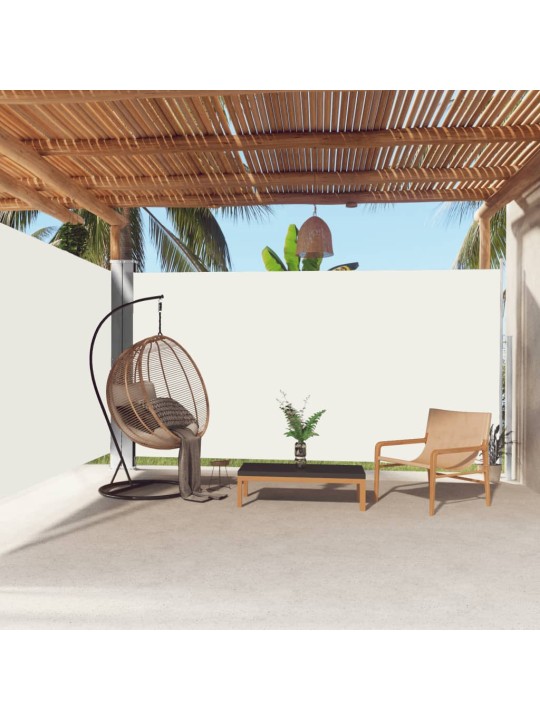 Izvelkama sānu markīze, krēmkrāsas, 200x600 cm