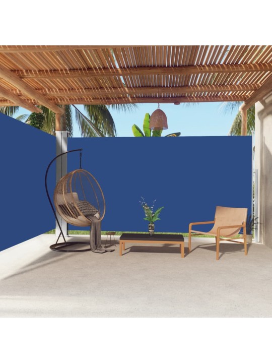 Izvelkama sānu markīze, zila, 200x600 cm