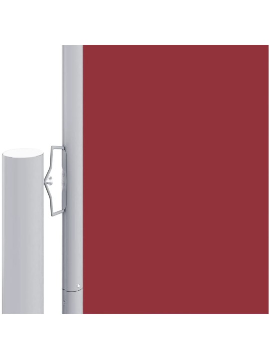 Izvelkama sānu markīze, sarkana, 220x600 cm