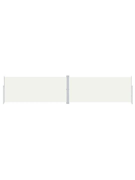 Izvelkama sānu markīze, krēmkrāsas, 220x1000 cm