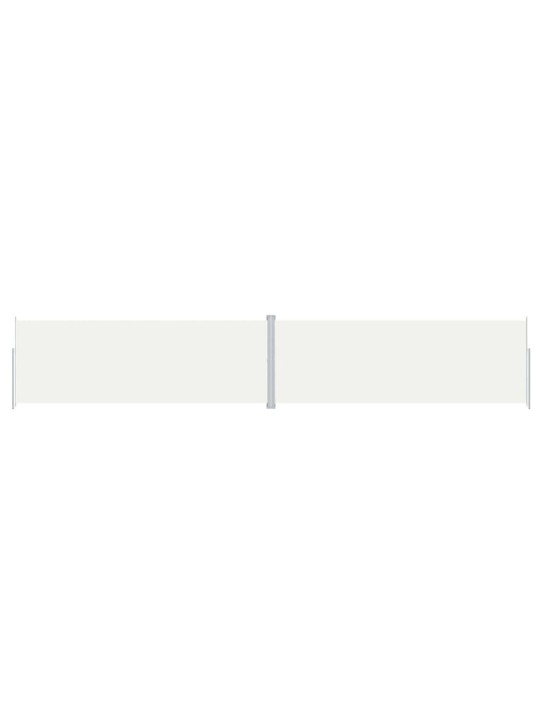 Izvelkama sānu markīze, krēmkrāsas, 220x1200 cm