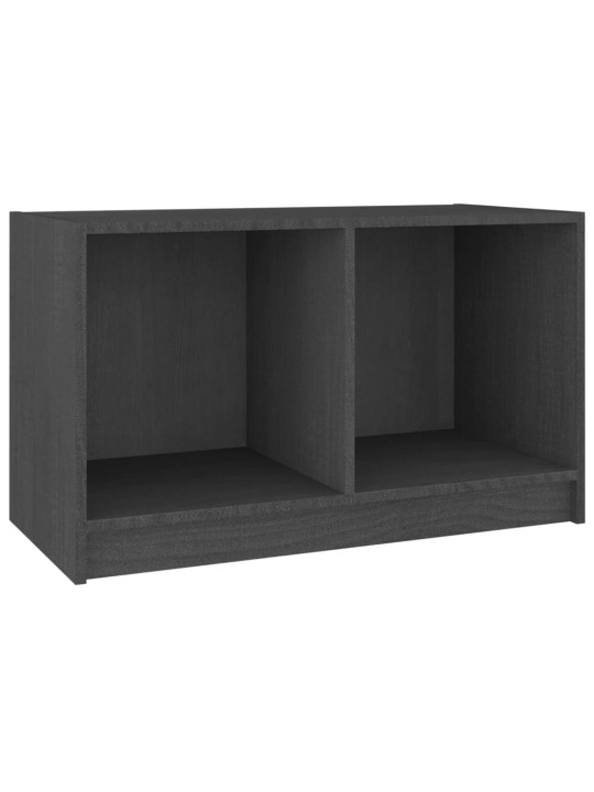 Tv skapītis, pelēks, 70x33x42 cm, priedes masīvkoks