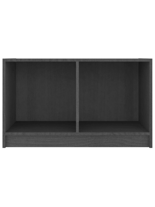 Tv skapītis, pelēks, 70x33x42 cm, priedes masīvkoks