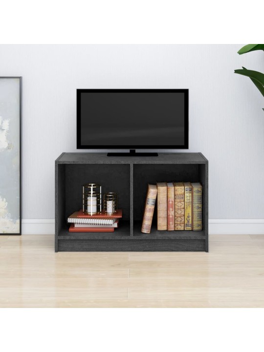 Tv skapītis, pelēks, 70x33x42 cm, priedes masīvkoks