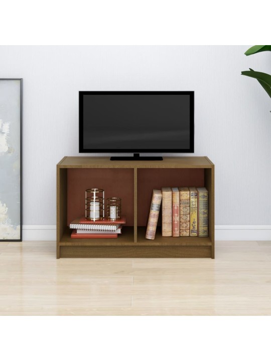 Tv skapītis, medus brūns, 70x33x42 cm, priedes masīvkoks