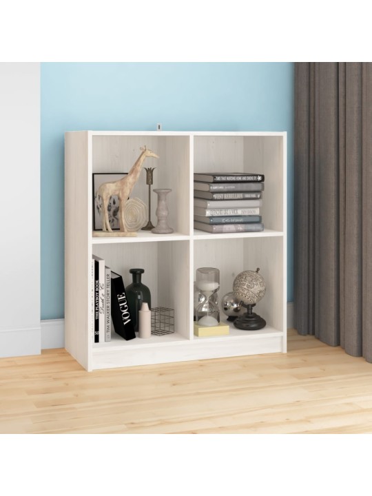 Kumode, balta, 70x33x76 cm, priedes masīvkoks