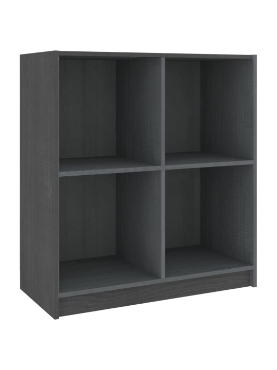 Kumode, pelēka, 70x33x76 cm, priedes masīvkoks