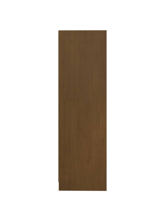 Grāmatu plaukts, medus brūns, 70x33x110 cm, priedes masīvkoks