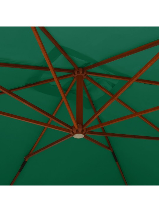 Saulessargs ar koka kātu, 400x300 cm, zaļš