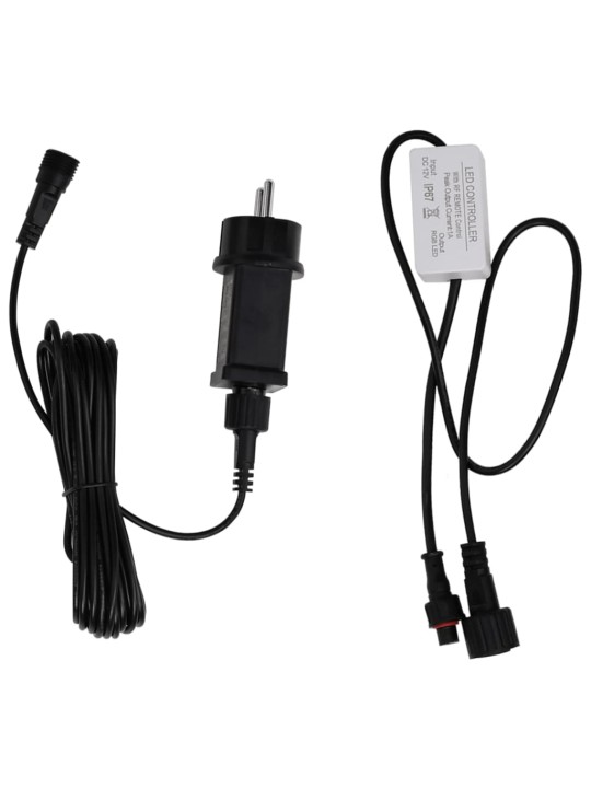Ūdenskrituma sliede ar rgb led gaismām, akrils, 30 cm
