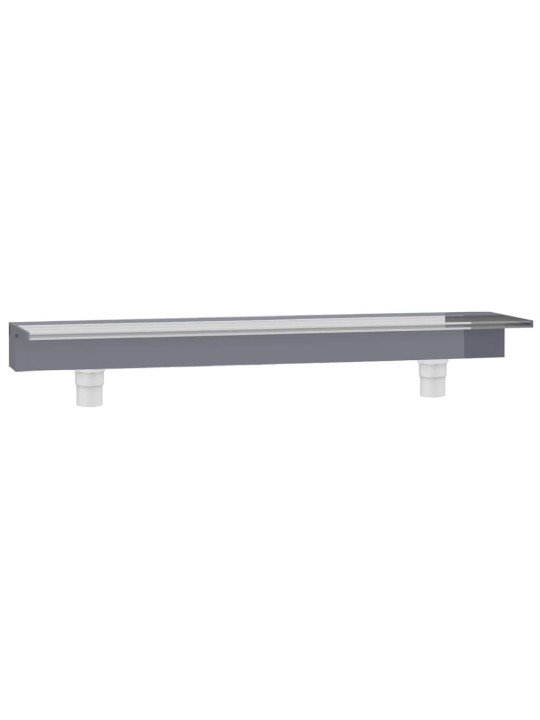 Ūdenskrituma sliede ar rgb led gaismām, akrils, 108 cm