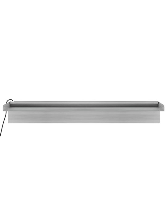 Ūdenskritums ar rgb led gaismām, nerūsējošs tērauds, 60 cm