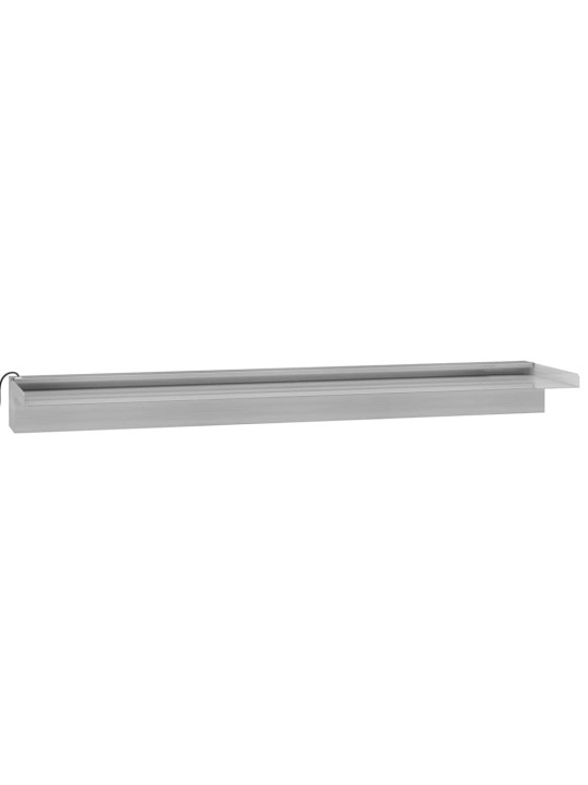 Ūdenskritums ar rgb led gaismām, nerūsējošs tērauds, 90 cm