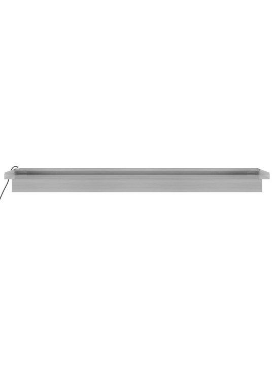 Ūdenskritums ar rgb led gaismām, nerūsējošs tērauds, 90 cm