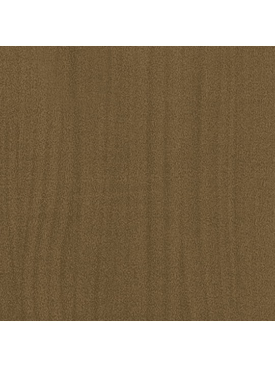 Grāmatu plaukts, medus brūns, 40x35x135 cm, priedes masīvkoks
