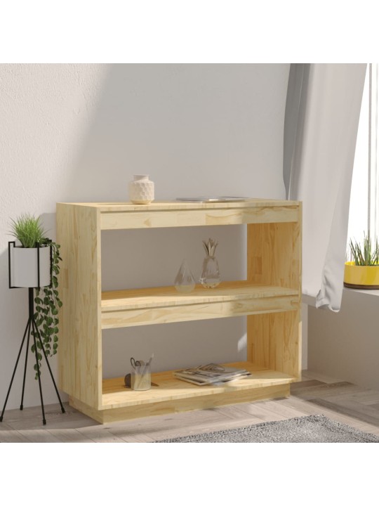Grāmatu plaukts, 80x35x71 cm, priedes masīvkoks