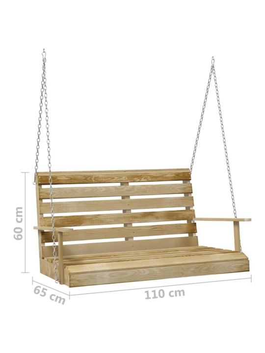 Šūpuļsols, 110 cm, impregnēts priedes koks