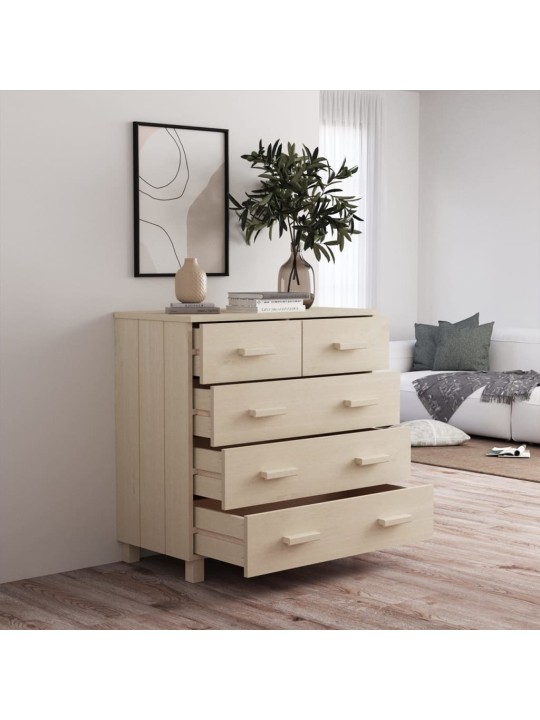 Kumode hamar, medus brūna, 79x40x80 cm, priedes masīvkoks