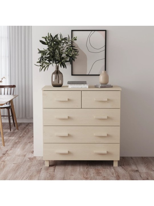 Kumode hamar, medus brūna, 79x40x80 cm, priedes masīvkoks