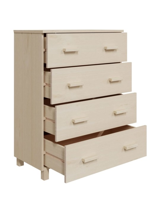 Kumode hamar, medus brūna, 79x40x103,5 cm, priedes masīvkoks